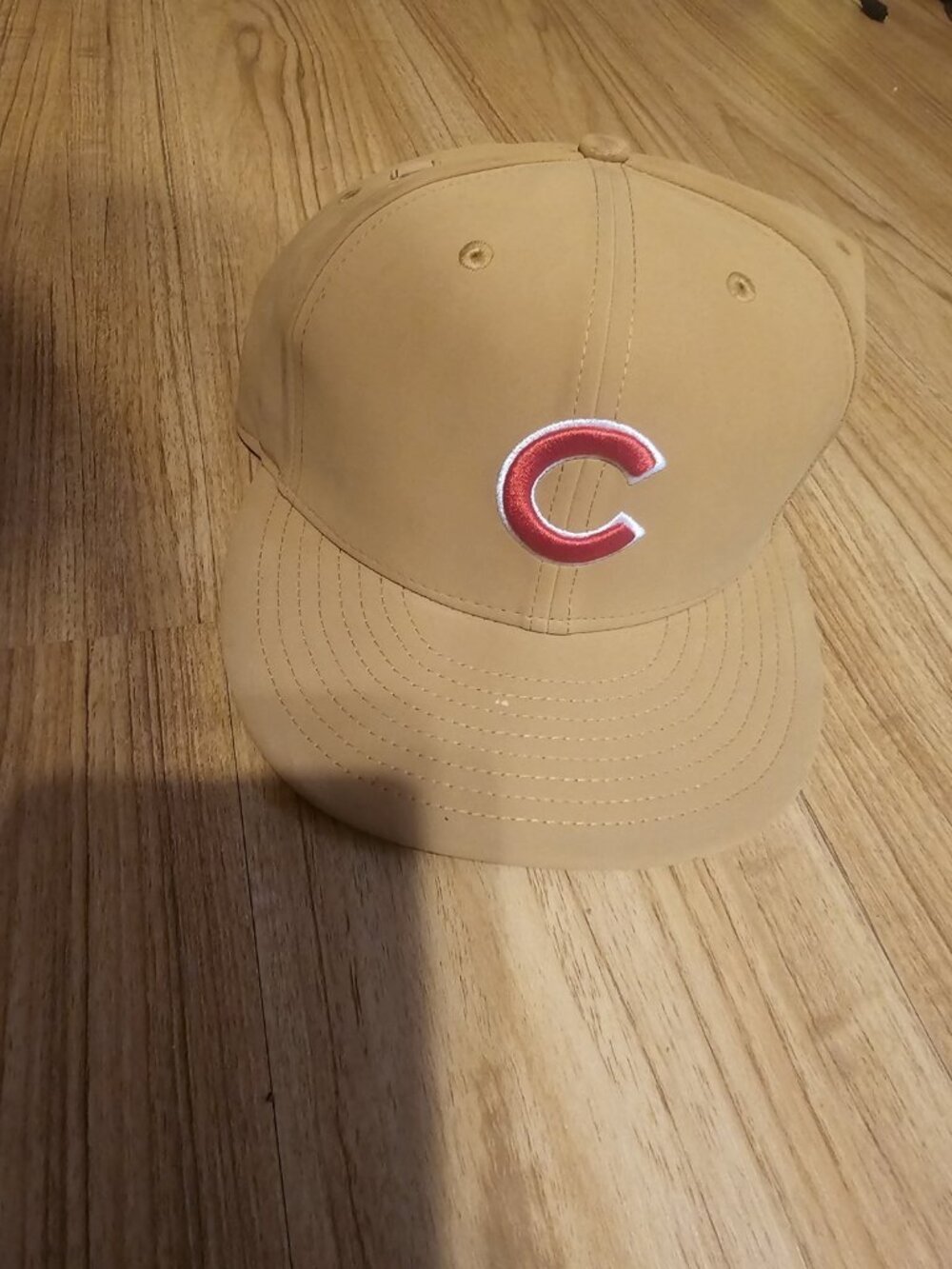 New Era 9Fifity Chicago Cubs Suede Brown Hat MLB Baseball Snapback